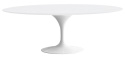 King Home Stół TULIP ELLIPSE biały - blat owalny MDF półmat, metal lakierowany połysk King Home Stół TULIP ELLIPSE biały - blat owalny MDF półmat, metal lakierowany połysk