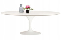 King Home Stół TULIP ELLIPSE biały - blat owalny MDF półmat, metal lakierowany połysk King Home Stół TULIP ELLIPSE biały - blat owalny MDF półmat, metal lakierowany połysk