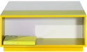 ŁAWA STOLIK MOBI System MO16 Meblar MEBLE MŁODZIEŻOWE - Biały Lux / Żółty - stolik - półka stojąca do pokoju młodzieżowego