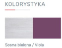 REGAŁ MŁODZIEŻOWY NEXT System NX4 Meblar - Sosna bielona / Viola - z szufladami i półkami do pokoju nastolatka- płyta laminowana REGAŁ MŁODZIEŻOWY NEXT System NX4 Meblar - Sosna bielona / Viola - z szufladami i półkami do pokoju nastolatka- płyta laminowana