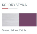 REGAŁ MŁODZIEŻOWY Meblar NEXT System NX6- Sosna bielona / Viola regał młodzieżowy z półkami oraz wnękami - do pokoju nastolatka REGAŁ MŁODZIEŻOWY Meblar NEXT System NX6- Sosna bielona / Viola regał młodzieżowy z półkami oraz wnękami - do pokoju nastolatka