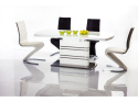 SIGNAL STÓŁ GUCCI SZKŁO HARTOWANE + MDF BIAŁY / MDF + STAL SZCZOTKOWANA BIAŁY LAKIER140(200)X85 SIGNAL STÓŁ GUCCI SZKŁO HARTOWANE + MDF BIAŁY / MDF + STAL SZCZOTKOWANA BIAŁY LAKIER140(200)X85