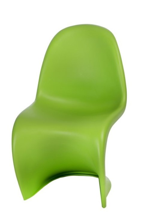 D2.DESIGN Krzesło Balance tworzywo PP zielone, kształt litery S, można sztaplować D2.DESIGN Krzesło Balance tworzywo PP zielone, kształt litery S, można sztaplować