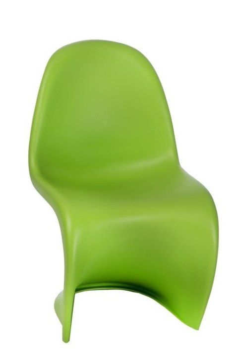D2.DESIGN Krzesło Balance tworzywo PP zielone, kształt litery S, można sztaplować D2.DESIGN Krzesło Balance tworzywo PP zielone, kształt litery S, można sztaplować