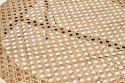 Halmar ława KAMPA stal malowana proszkowo MDF okleinowany czarny / rattan naturalny Halmar ława KAMPA stal malowana proszkowo MDF okleinowany czarny / rattan naturalny
