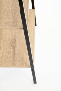 Halmar regał NARVIK REG3 stal malowana czarny / dąb sonoma płyta laminowana 60x32 Halmar regał NARVIK REG3 stal malowana czarny / dąb sonoma płyta laminowana 60x32