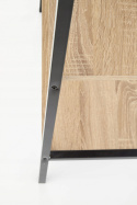 Halmar regał NARVIK REG3 stal malowana czarny / dąb sonoma płyta laminowana 60x32 Halmar regał NARVIK REG3 stal malowana czarny / dąb sonoma płyta laminowana 60x32