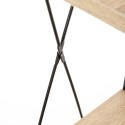 Halmar regał NARVIK REG3 stal malowana czarny / dąb sonoma płyta laminowana 60x32 Halmar regał NARVIK REG3 stal malowana czarny / dąb sonoma płyta laminowana 60x32
