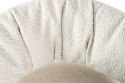 King Home Fotel LOW TEDDY beżowy tkanina - podstawa stal lakierowana brązowa King Home Fotel LOW TEDDY beżowy tkanina - podstawa stal lakierowana brązowa