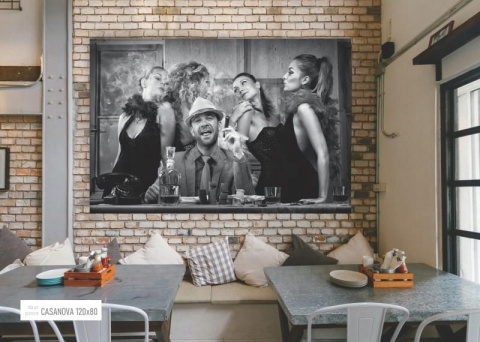 SIGNAL OBRAZ CASANOVA 120X80 - obraz na szkle hartowanym SIGNAL OBRAZ CASANOVA 120X80 - obraz na szkle hartowanym