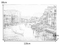 SIGNAL OBRAZ VENICE 120X80 - obraz na szkle hartowanym, Venecja pejzaż SIGNAL OBRAZ VENICE 120X80 - obraz na szkle hartowanym, Venecja pejzaż