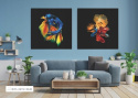 SIGNAL OBRAZ BETTA I 80X80 - obraz na szkle hartowanym, fauna morska SIGNAL OBRAZ BETTA I 80X80 - obraz na szkle hartowanym, fauna morska