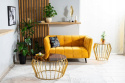 SIGNAL SOFA CASTELLO 2 VELVET CURRY BLUVEL 68 / WENGE SIGNAL SOFA CASTELLO 2 VELVET CURRY BLUVEL 68 / WENGE