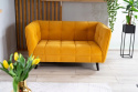 SIGNAL SOFA CASTELLO 2 VELVET CURRY BLUVEL 68 / WENGE