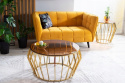 SIGNAL SOFA CASTELLO 2 VELVET CURRY BLUVEL 68 / WENGE SIGNAL SOFA CASTELLO 2 VELVET CURRY BLUVEL 68 / WENGE