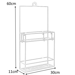 Umbra UMBRA półka prysznicowa CUBIKO - metalowa