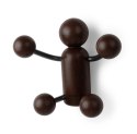 WIESZAK ŚCIENNY WOODY WALL HOOK CZARNY / ORZECHOWY - DREWNIANY wieszak na ubrania - 4 haczyki - KSZTAŁT LUDZIKA Umbra UMBRA WIESZAK ŚCIENNY WOODY WALL HOOK CZARNY / ORZECHOWY - DREWNIANY wieszak na ubrania - 4 haczyki - KSZTAŁT LUDZIKA Umbra UMBRA