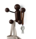 WIESZAK ŚCIENNY WOODY WALL HOOK CZARNY / ORZECHOWY - DREWNIANY wieszak na ubrania - 4 haczyki - KSZTAŁT LUDZIKA Umbra UMBRA WIESZAK ŚCIENNY WOODY WALL HOOK CZARNY / ORZECHOWY - DREWNIANY wieszak na ubrania - 4 haczyki - KSZTAŁT LUDZIKA Umbra UMBRA