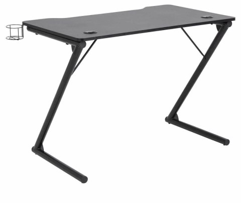 Actona ACTONA biurko gameingowe TROOPER czarne - blat MDF laminowany, nogi metalowe - uchwyt na kubek i wieszak na słuchawki Actona ACTONA biurko gameingowe TROOPER czarne - blat MDF laminowany, nogi metalowe - uchwyt na kubek i wieszak na słuchawki