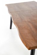 STÓŁ ROZKŁADANY DICKSON 150-210x90 blat dąb naturalny nogi - czarne - do jadalni HALMAR blat MDF okleinowany nogi lite drewno STÓŁ ROZKŁADANY DICKSON 150-210x90 blat dąb naturalny nogi - czarne - do jadalni HALMAR blat MDF okleinowany nogi lite drewno
