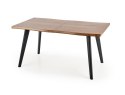 STÓŁ ROZKŁADANY DICKSON 150-210x90 blat dąb naturalny nogi - czarne - do jadalni HALMAR blat MDF okleinowany nogi lite drewno STÓŁ ROZKŁADANY DICKSON 150-210x90 blat dąb naturalny nogi - czarne - do jadalni HALMAR blat MDF okleinowany nogi lite drewno