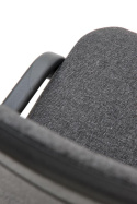 Halmar ISO krzesło C38 ciemnoszary tkanina/stal lakierowana proszkowo