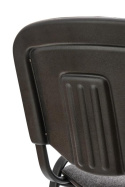 Halmar ISO krzesło C38 ciemnoszary tkanina/stal lakierowana proszkowo