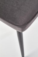 Halmar K399 krzesło popielaty tkanina / stal malowana