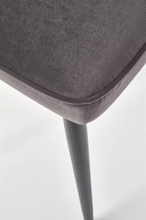 Halmar K399 krzesło popielaty tkanina / stal malowana Halmar K399 krzesło popielaty tkanina / stal malowana