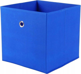 Halmar WINNY szuflada niebieski składany pojemnik, kosz, organizer na zabawki, dokumenty, bieliznę, czapki, szaliki