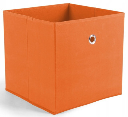Halmar WINNY szuflada pomarańczowy składany pojemnik, kosz, organizer na zabawki, dokumenty, bieliznę, czapki, szaliki
