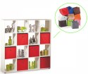 REGAŁ OTWARTY CABOTO 16 Halmar BIAŁY płyta meblowa laminowana 139x33 DO SALONU POKOJU DLA DZIECKA REGAŁ OTWARTY CABOTO 16 Halmar BIAŁY płyta meblowa laminowana 139x33 DO SALONU POKOJU DLA DZIECKA