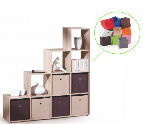 Halmar regał LUINI dąb sonoma-MDF laminowany139x33 Halmar regał LUINI dąb sonoma-MDF laminowany139x33