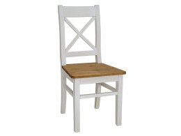 SIGNAL KRZESŁO do jadalni POPRAD II BRĄZ MIODOWY / SOSNA PATYNA - krzesło do stołu z drewna sosnowego