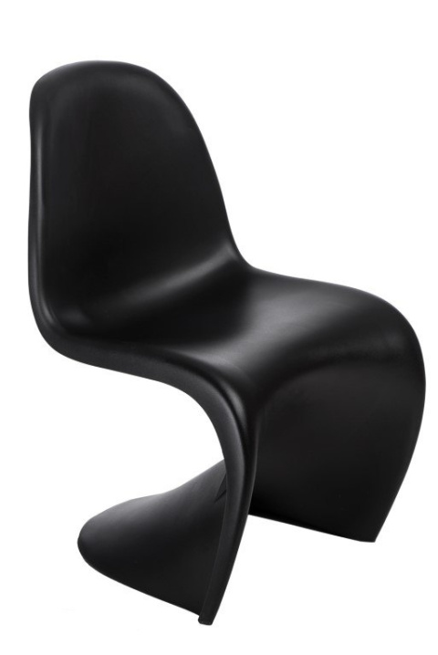 D2.DESIGN Krzesło Balance wytrzymałe i lekkie, tworzywo PP czarne, można szaplować D2.DESIGN Krzesło Balance wytrzymałe i lekkie, tworzywo PP czarne, można szaplować