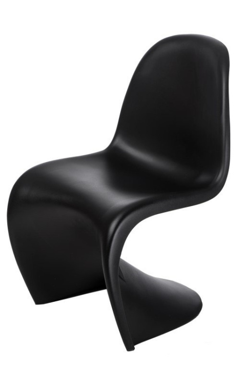 D2.DESIGN Krzesło Balance wytrzymałe i lekkie, tworzywo PP czarne, można szaplować D2.DESIGN Krzesło Balance wytrzymałe i lekkie, tworzywo PP czarne, można szaplować