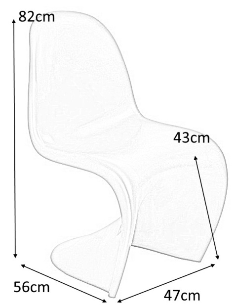 D2.DESIGN Krzesło Balance wytrzymałe i lekkie tworzywo PP szare jasne można sztaplować D2.DESIGN Krzesło Balance wytrzymałe i lekkie tworzywo PP szare jasne można sztaplować