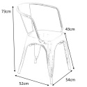 KRZESŁO Z PODŁOKIETNIKAMI Paris Arms D2.DESIGN czarne metalowe, inspirowane To lix MOŻNA SZTAPLOWAĆ DO DOMU I DO LOKALU KRZESŁO Z PODŁOKIETNIKAMI Paris Arms D2.DESIGN czarne metalowe, inspirowane To lix MOŻNA SZTAPLOWAĆ DO DOMU I DO LOKALU