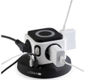 Fun Desk Uniwersalny przedłużacz sieciowy Logan Inc WSB4-2 + USB, ładowanie indukcyjne Fun Desk Uniwersalny przedłużacz sieciowy Logan Inc WSB4-2 + USB, ładowanie indukcyjne