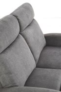 SOFA KANAPA Z FUNKCJĄ ROZKŁADANIA OSLO 2S zestaw wypoczynkowy, CIEMNY POPIEL TKANINA Halmar SOFA KANAPA Z FUNKCJĄ ROZKŁADANIA OSLO 2S zestaw wypoczynkowy, CIEMNY POPIEL TKANINA Halmar