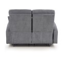 SOFA KANAPA Z FUNKCJĄ ROZKŁADANIA OSLO 2S zestaw wypoczynkowy, CIEMNY POPIEL TKANINA Halmar SOFA KANAPA Z FUNKCJĄ ROZKŁADANIA OSLO 2S zestaw wypoczynkowy, CIEMNY POPIEL TKANINA Halmar