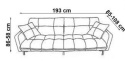 SOFA KANAPA ROZKŁADANA ROBERTO Halmar FUNKCJA SPANIA tapicerowana CIEMNY POPIELATY TKANINA SOFA KANAPA ROZKŁADANA ROBERTO Halmar FUNKCJA SPANIA tapicerowana CIEMNY POPIELATY TKANINA