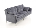 SOFA KANAPA ROZKŁADANA ROBERTO Halmar FUNKCJA SPANIA tapicerowana CIEMNY POPIELATY TKANINA SOFA KANAPA ROZKŁADANA ROBERTO Halmar FUNKCJA SPANIA tapicerowana CIEMNY POPIELATY TKANINA