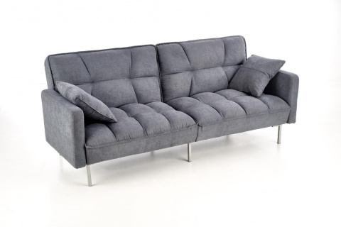 SOFA KANAPA ROZKŁADANA ROBERTO Halmar FUNKCJA SPANIA tapicerowana CIEMNY POPIELATY TKANINA SOFA KANAPA ROZKŁADANA ROBERTO Halmar FUNKCJA SPANIA tapicerowana CIEMNY POPIELATY TKANINA