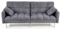 SOFA KANAPA ROZKŁADANA ROBERTO Halmar FUNKCJA SPANIA tapicerowana CIEMNY POPIELATY TKANINA SOFA KANAPA ROZKŁADANA ROBERTO Halmar FUNKCJA SPANIA tapicerowana CIEMNY POPIELATY TKANINA