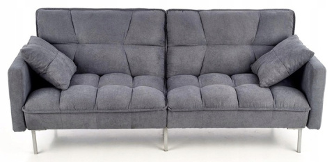 SOFA KANAPA ROZKŁADANA ROBERTO Halmar FUNKCJA SPANIA tapicerowana CIEMNY POPIELATY TKANINA SOFA KANAPA ROZKŁADANA ROBERTO Halmar FUNKCJA SPANIA tapicerowana CIEMNY POPIELATY TKANINA