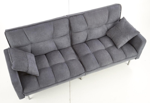 SOFA KANAPA ROZKŁADANA ROBERTO Halmar FUNKCJA SPANIA tapicerowana CIEMNY POPIELATY TKANINA SOFA KANAPA ROZKŁADANA ROBERTO Halmar FUNKCJA SPANIA tapicerowana CIEMNY POPIELATY TKANINA
