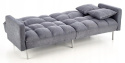 SOFA KANAPA ROZKŁADANA ROBERTO Halmar FUNKCJA SPANIA tapicerowana CIEMNY POPIELATY TKANINA SOFA KANAPA ROZKŁADANA ROBERTO Halmar FUNKCJA SPANIA tapicerowana CIEMNY POPIELATY TKANINA