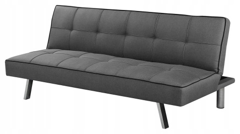 Halmar sofa CARLO rozkładana popiel-tkanina, chrom Halmar sofa CARLO rozkładana popiel-tkanina, chrom