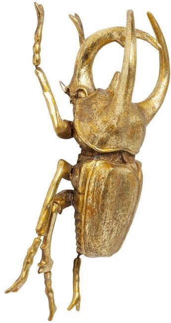 Kare Design KARE dekoracja ścienna ATLAS BEETLE złota w kształcie chrabąszcza, ozdoba na ścinę, meble Kare Design KARE dekoracja ścienna ATLAS BEETLE złota w kształcie chrabąszcza, ozdoba na ścinę, meble
